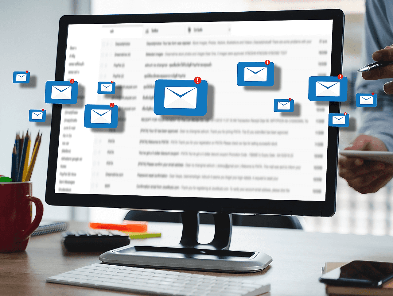 E- Mail Marketing 1 Shape Image