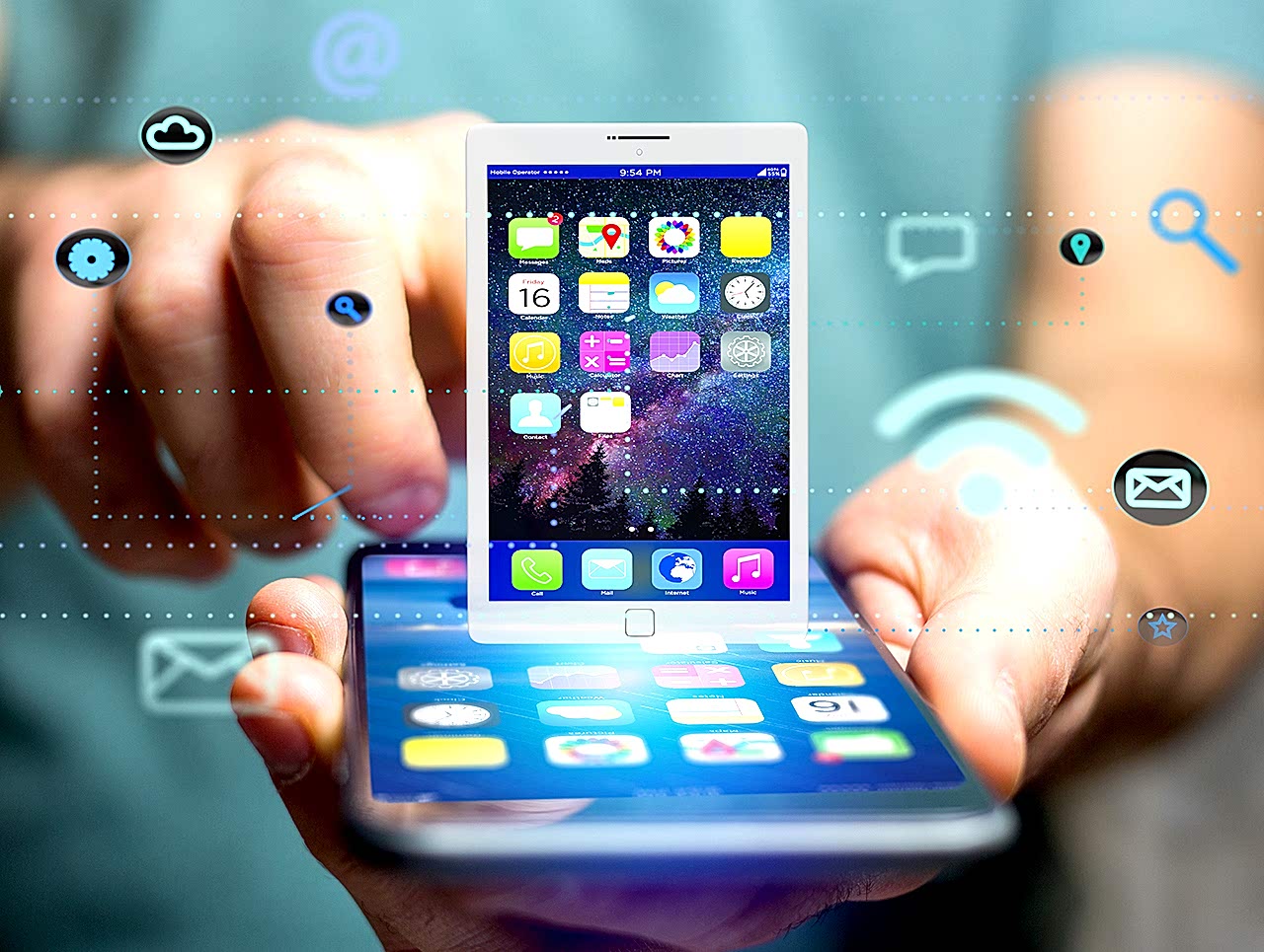 Mobil Uygulama 3 Shape Image